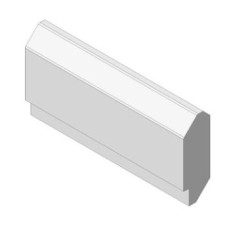 Šamotová deska přední, spodní KV DYNAMIC 3G 38.50.01 